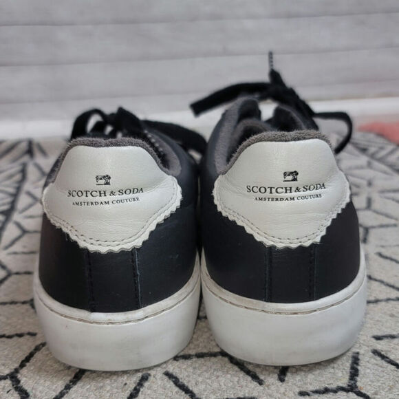 SCOTCH & SODA Plakka Low-Top Sneakers in Black, sz 8.5 - Picture 6 of 16